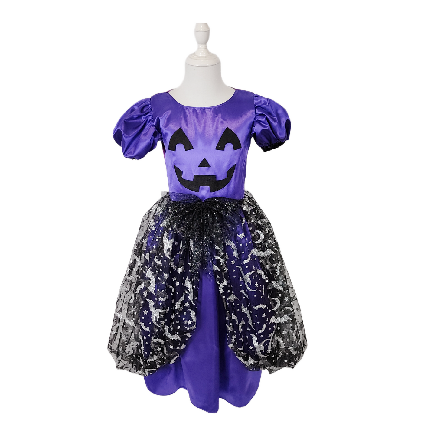 Déguisement d'Halloween : Sorcière Citrouille violet avec Serre-tête Minnie