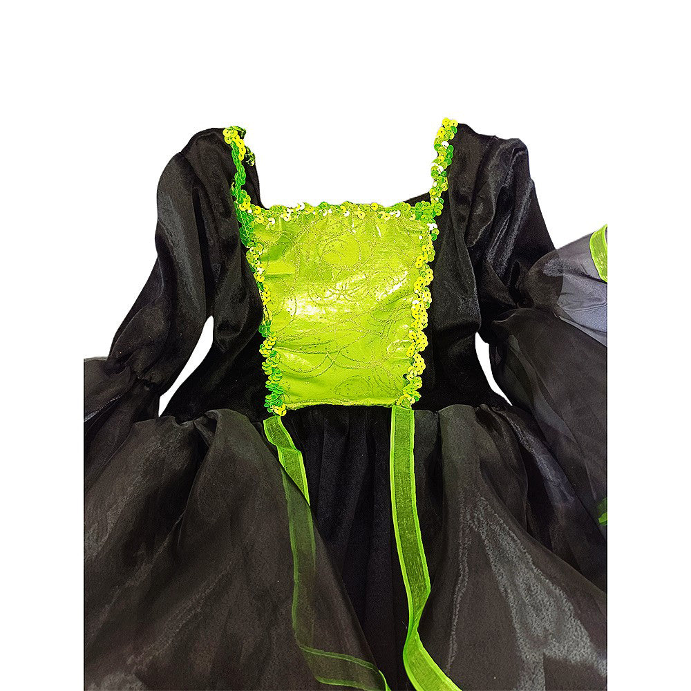 costume Halloween vert fille