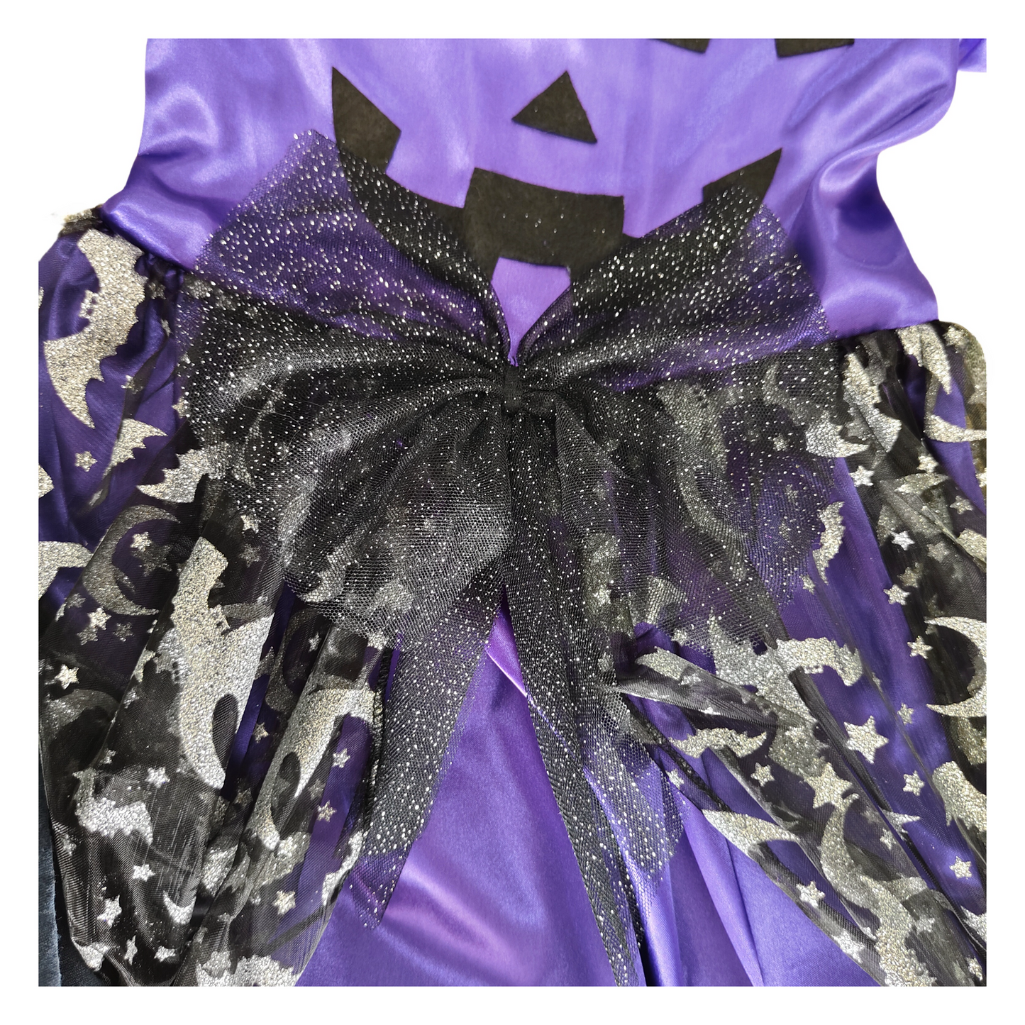 Déguisement d'Halloween : Sorcière Citrouille violet avec Serre-tête Minnie