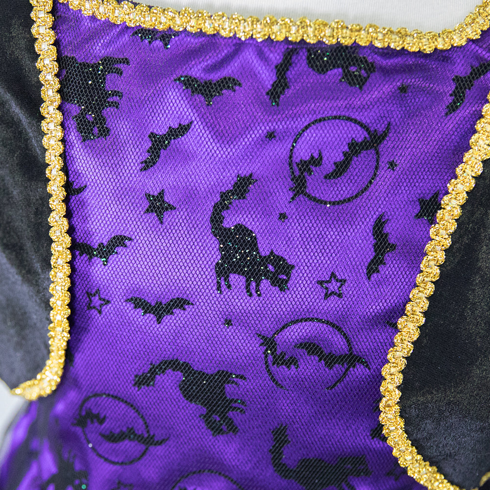 Costume d'Halloween: Chats Ludiques et Chauve-Souris pour Fille