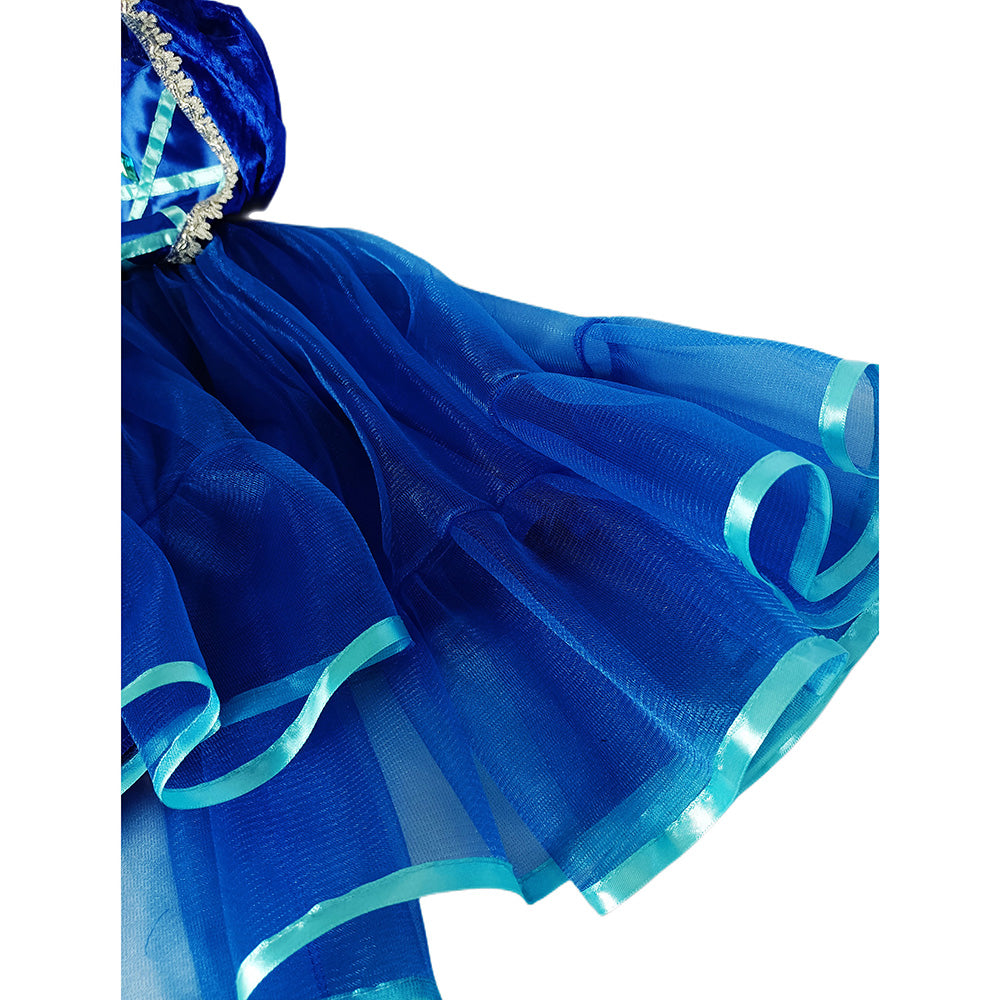Costume Enchanteur : La Sorcière Bleue et son Chapeau Magique pour Enfant