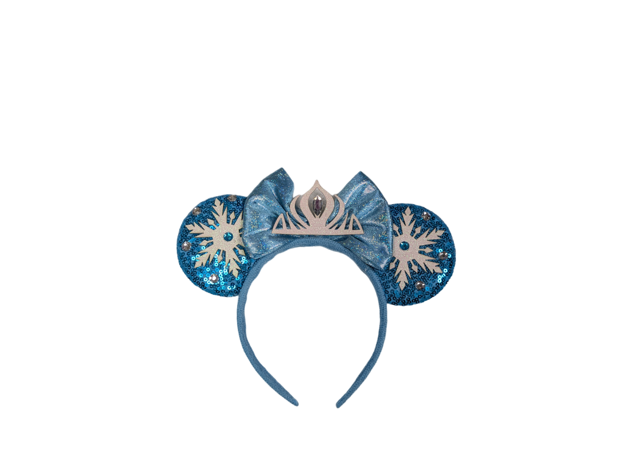 Serre tête Oreilles Minnie Reine des Neiges