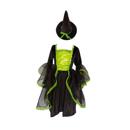 costume Halloween vert fille