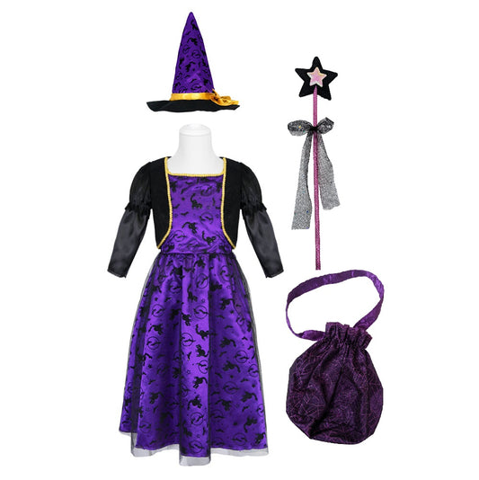 Costume d'Halloween: Chats Ludiques et Chauve-Souris pour Fille