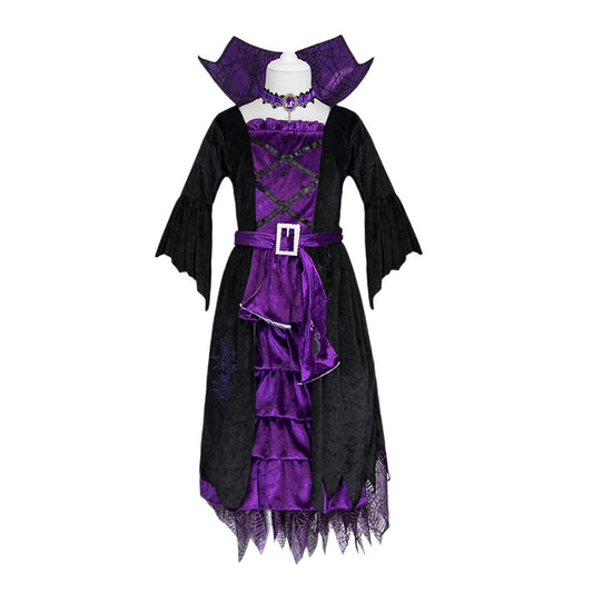 vampire fille Halloween violet