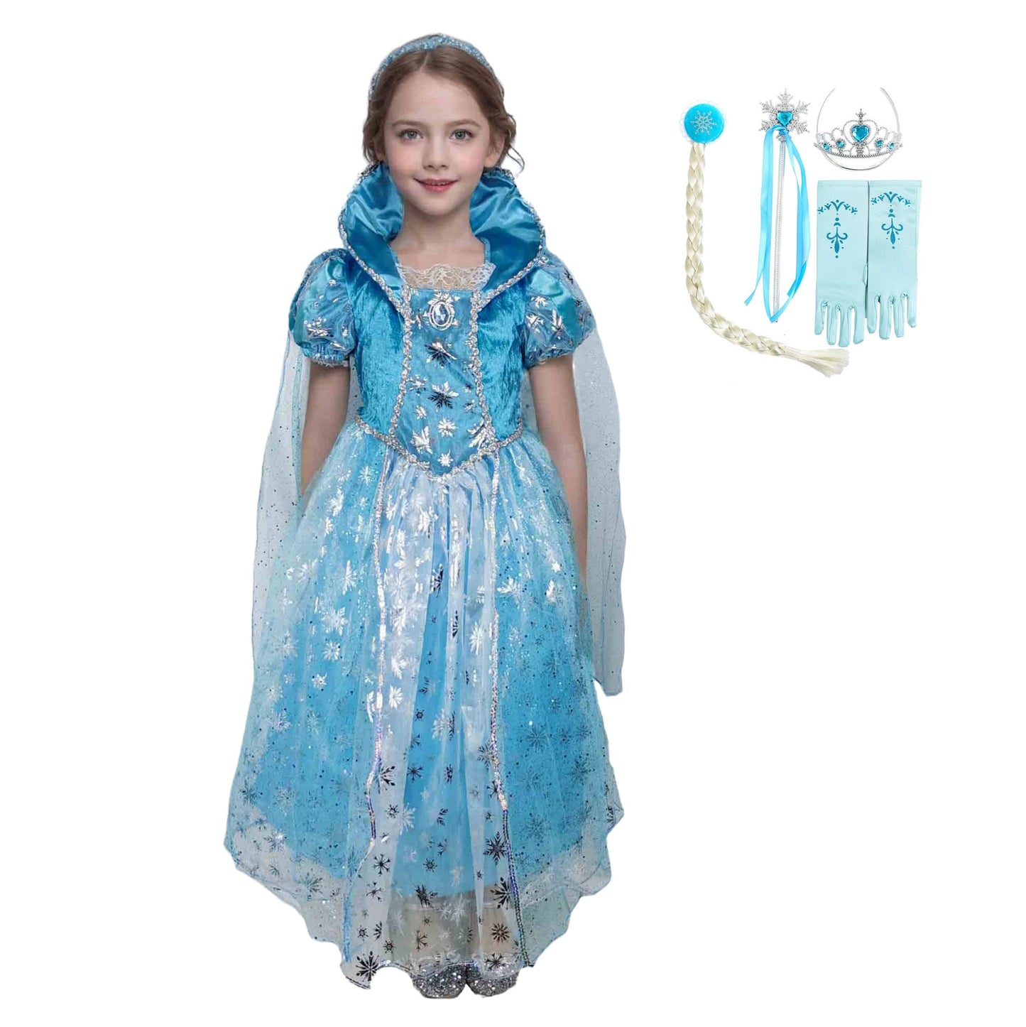 Ensemble déguisement princesse Lilihope reine des neiges