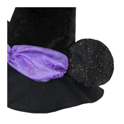 Déguisement d'Halloween : Sorcière Parme avec Chapeau Minnie Enfant