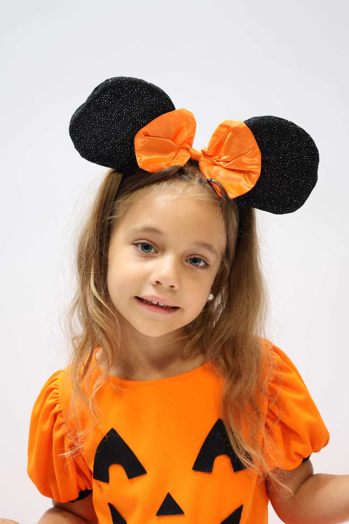Déguisement d'Halloween : Sorcière Citrouille avec Serre-tête Minnie