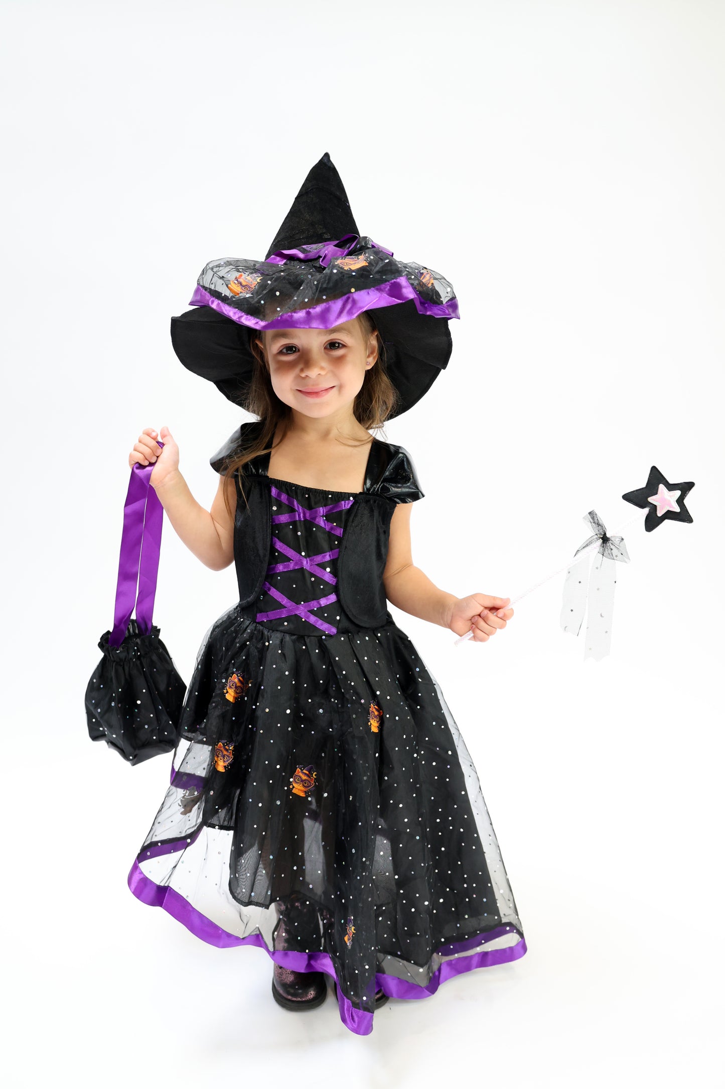 Déguisement Robe de Petite Sorcière Magique