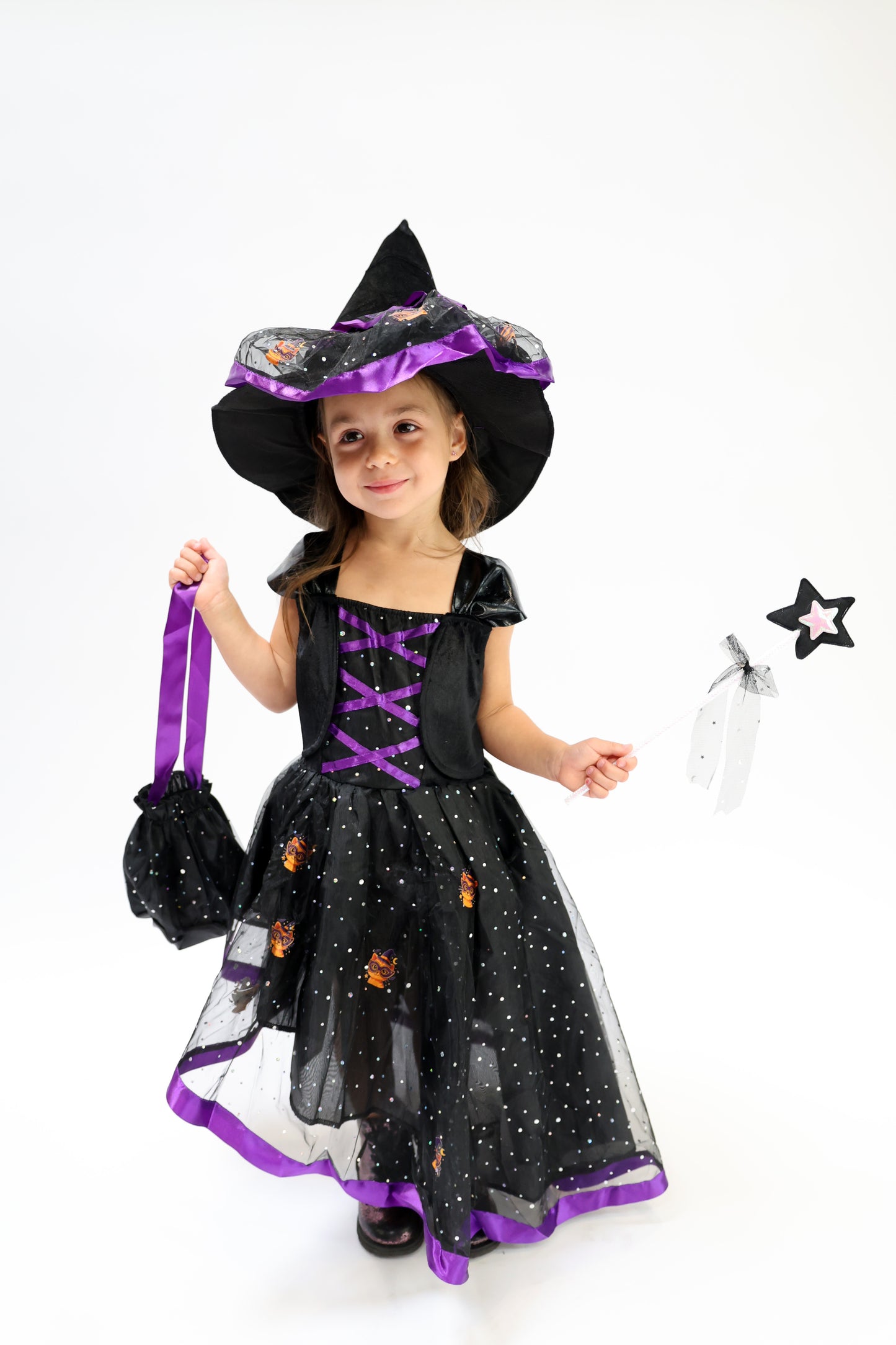 Déguisement Robe de Petite Sorcière Magique