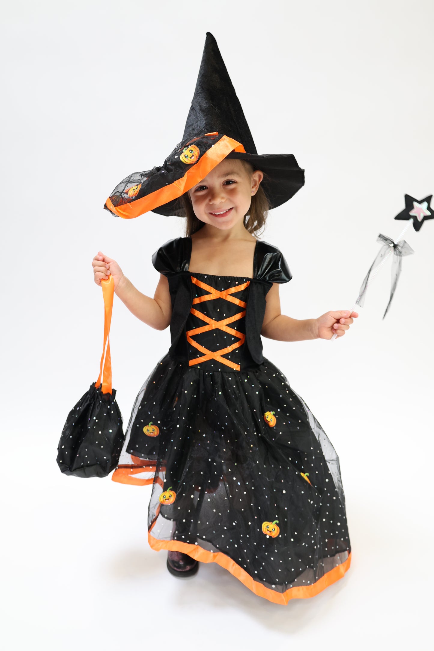 Costume d'Halloween Citrouille pour Fille Lilihope