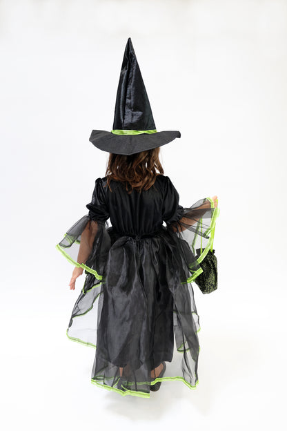 costume Halloween vert fille