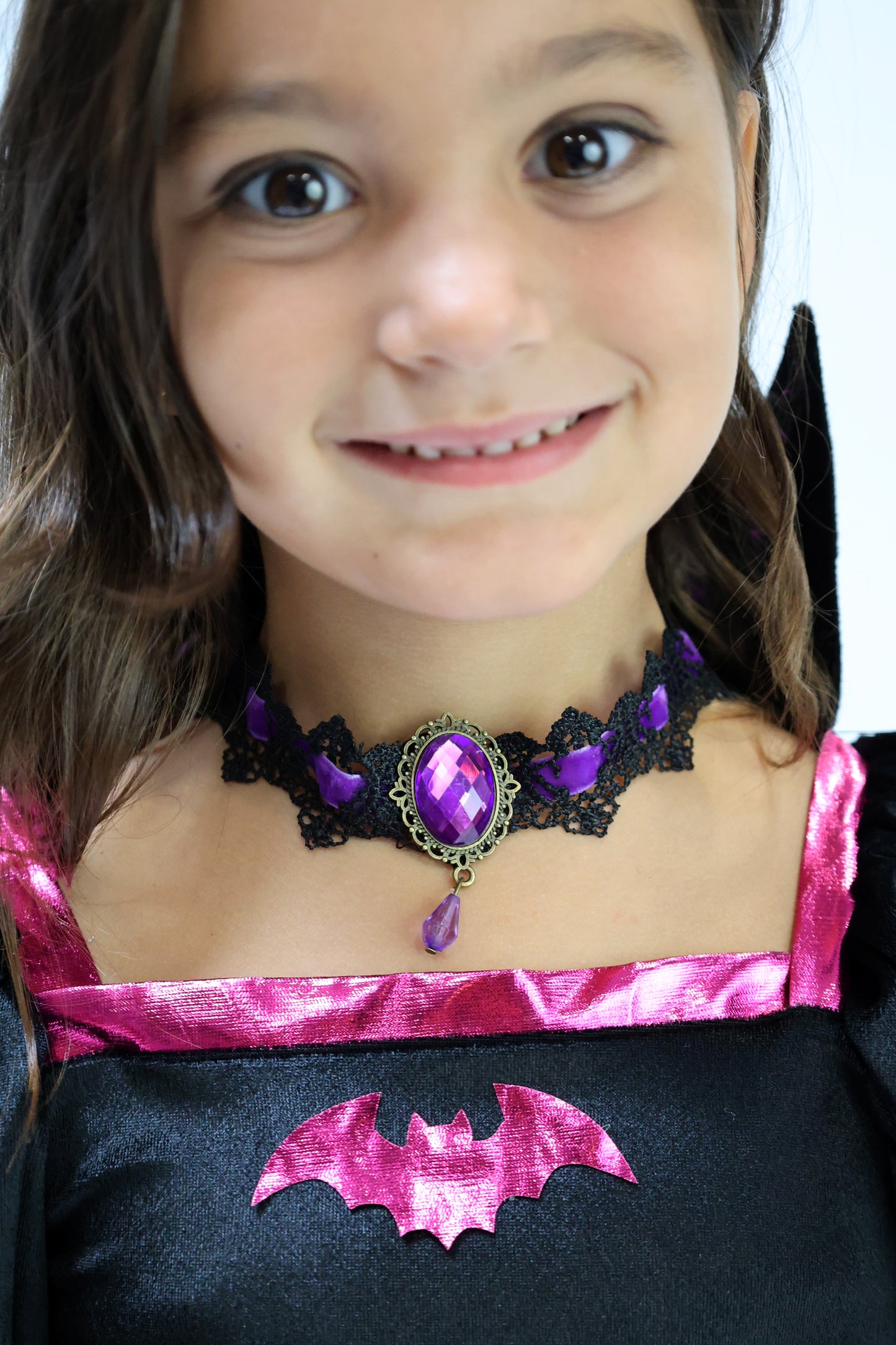 Déguisement Vampire Robe Halloween avec Accessoires