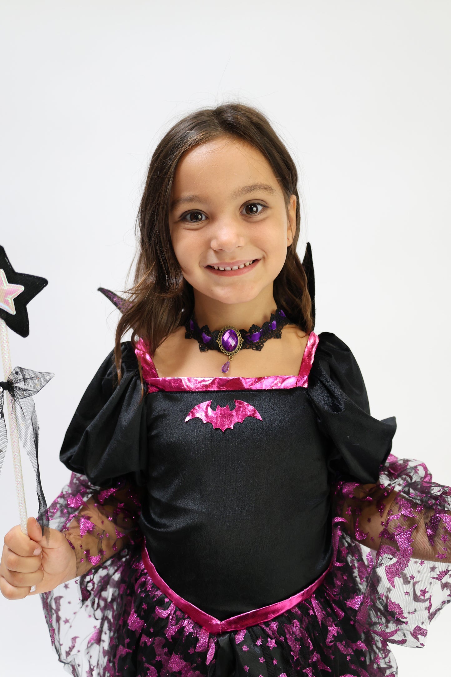 Déguisement Vampire Robe Halloween avec Accessoires