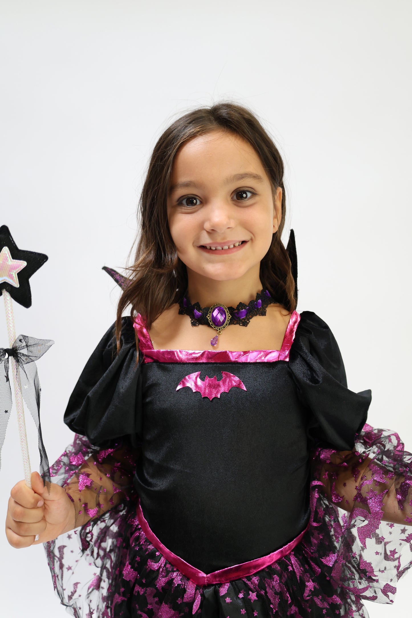 Déguisement Vampire Robe Halloween avec Accessoires