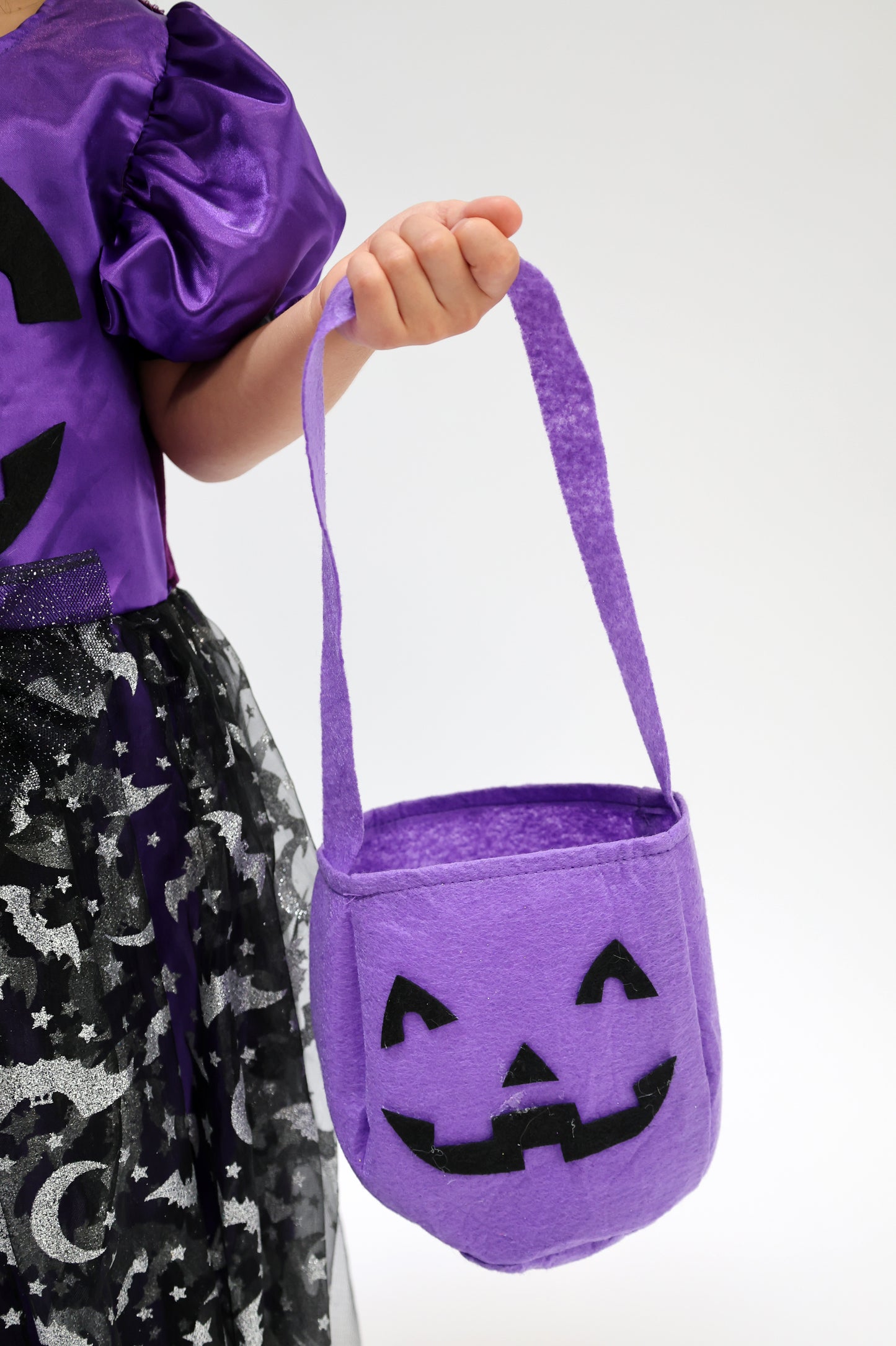 Déguisement d'Halloween : Sorcière Citrouille violet avec Serre-tête Minnie