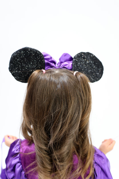 Déguisement d'Halloween : Sorcière Citrouille violet avec Serre-tête Minnie